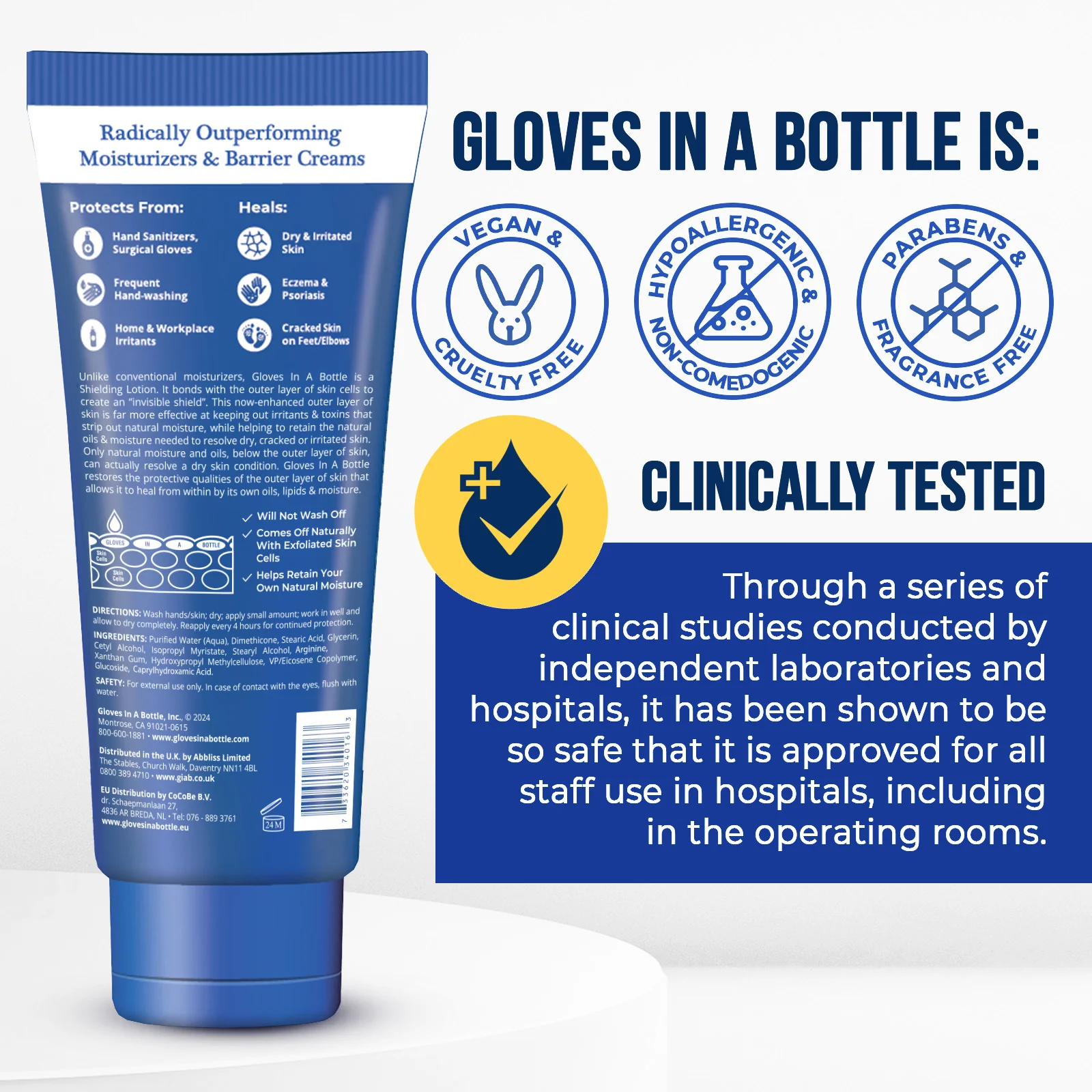 Gloves In A Bottle Hand Shielding Lotion for Dry Skin, 3.4 Ounce, 3 pack - Image 6